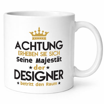 His Majesty Designer Profession | Fashion Gift Idea Work Colleagues Office Humor