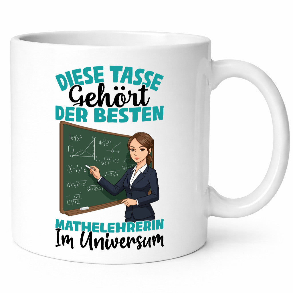 Im Universum: Mathelehrerin | Lehrer Mathe lustiger Spruch Geschenk Humor
