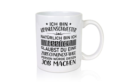 Verrückte Krankenschwester macht Job | Sternchen Geschenk Arbeit Kollegen Büro