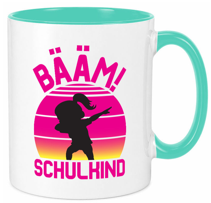 Bääm Schulkind | Einschuldung Schulanfang Geschenkidee Humor Tasse