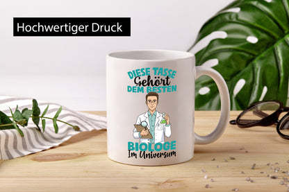 Im Universum: Biologe | Biologie Naturforscher Humor Geschenkidee Tasse