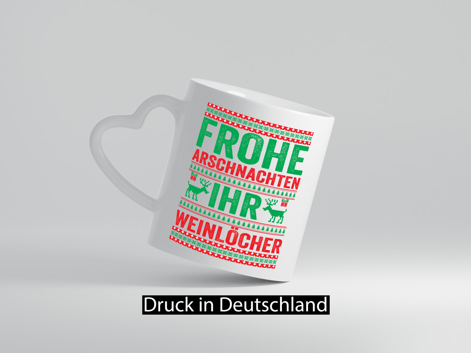 Frohe Arschnachten | Weinlöcher Ugly Christmas Humor Geschenkidee Tasse