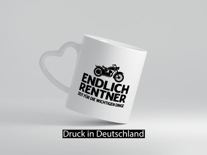 Endlich Rentner zeit fürs Motorrad | Biker Ruhestand Geschenkidee Jubiläum