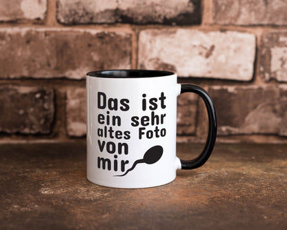 Sehr altes Foto von mir | lustige Tasse Männer Humor Geschenk Geschenkidee