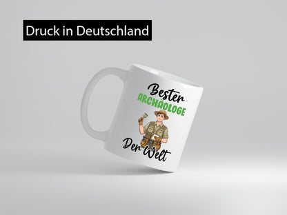 Bester Archäologe | Archäologie Forscher v2 Humor Geschenkidee Tasse