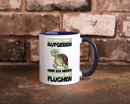 Ich geb nicht auf werde aber fluchen | Schildkröte Joggen v2 Humor Geschenkidee
