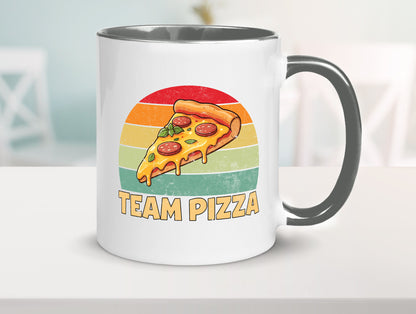 Team Pizza | Pizzaliebhaber Lover v2 Geschenkidee Humor Tasse
