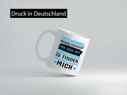 Patenonkel Tasse | lustiger Spruch Pate Onkel Geschenkidee Humor