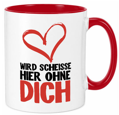 Wird Scheisse Geschenk Humor Geschenkidee lustiger Spruch Tasse