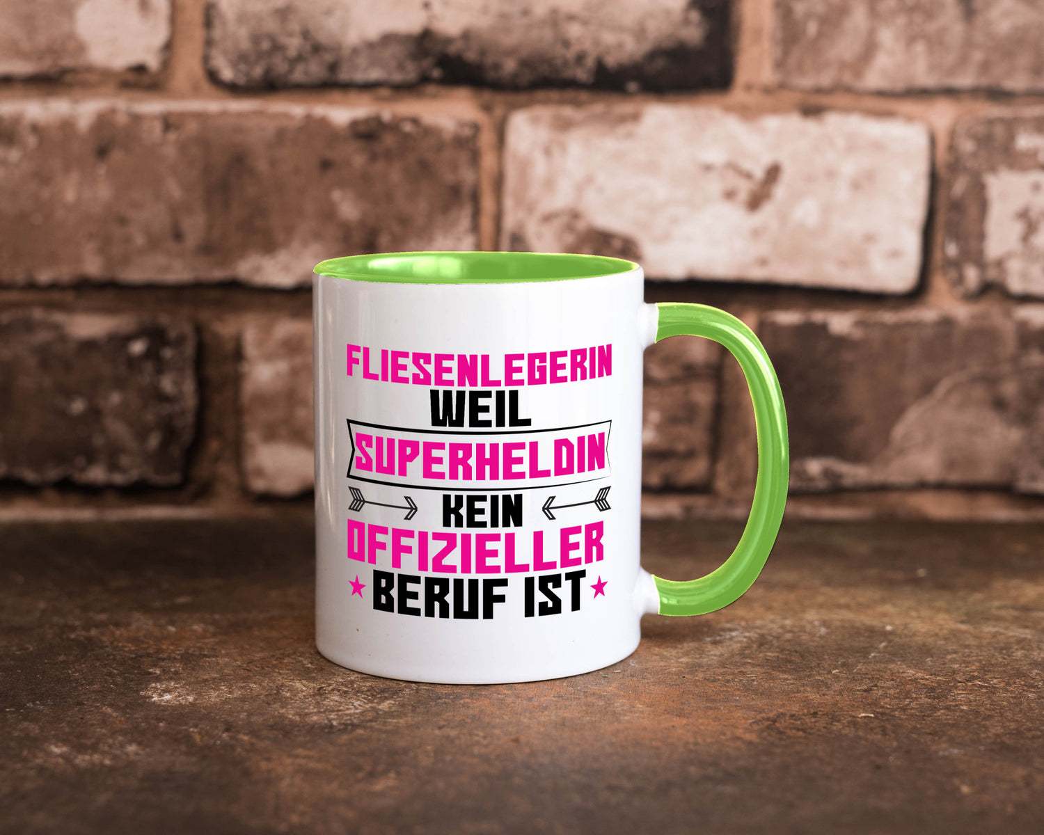 Superheldin Fliesenlegerin | Fliesenlegen Bau Geschenk Humor Geschenkidee