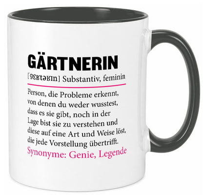 Gärtnerin | lustig Gartenbau Beruf Spruch Geschenk Arbeit Kollegen Büro