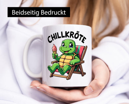 Chillkröte | Schildkröte Turtle Humor Geschenkidee Tasse