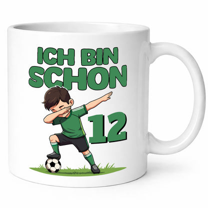 12. Geburtstag | 12 Jahre Fußballer Geschenkidee Humor Tasse