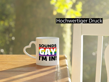 LGBTQ Tasse | Gay Spruch Regenbogen Statement Geschenk Humor Geschenkidee