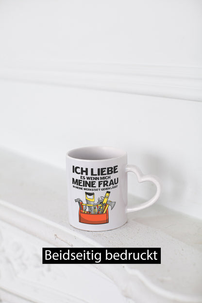 Ich liebe meine Frau | Werkstatt Werkzeug Handwerker v2 Geschenk Humor