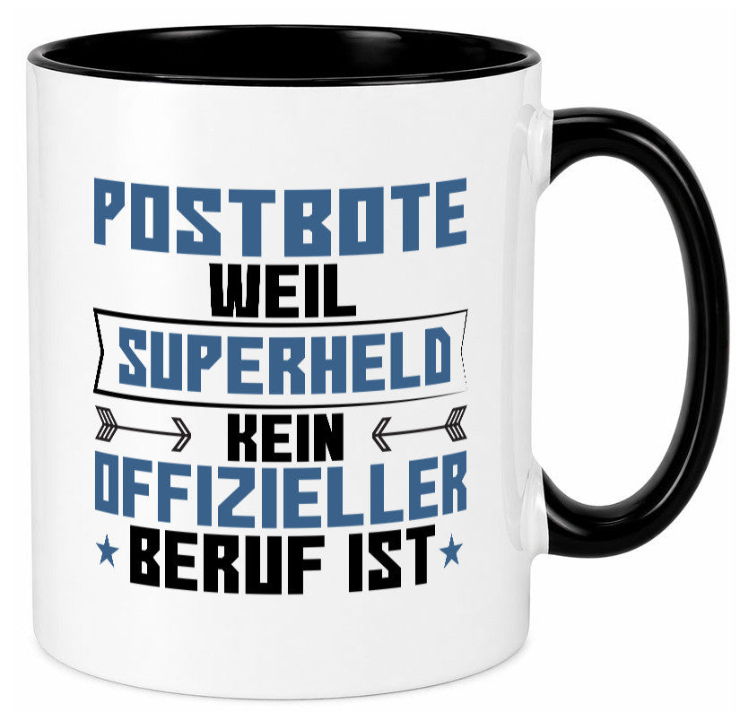 Superheld Postbote | Beruf Post Briefträger Geschenk Arbeit Kollegen Büro