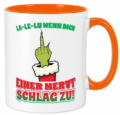 La Le Lu | Weihnachten Weihnachtsmuffel Lichter vl11 Humor Geschenkidee Tasse