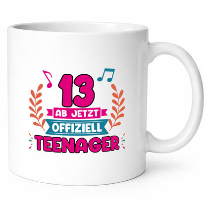 13. Geburtstag | Mädchen Tasse Teenager Spruch vl10 Geschenkidee Humor