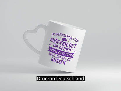 Ausgebildet um deinen Arsch zu retten | Spritzen Geschenk Humor Geschenkidee