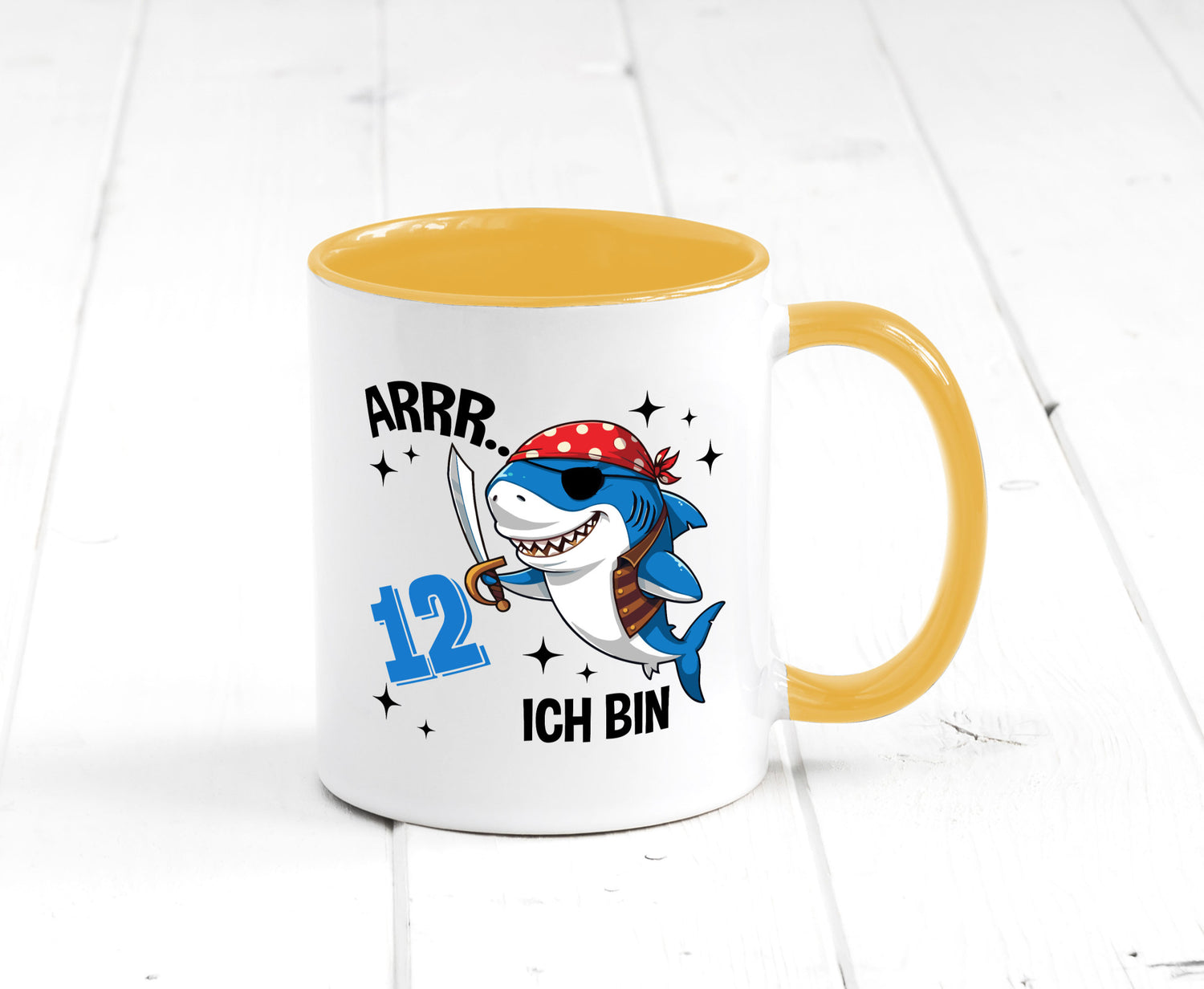 12. Geburtstag | 12 Jahre Arr Pirat Hai Piraten Geschenk Geschenkidee lustiger