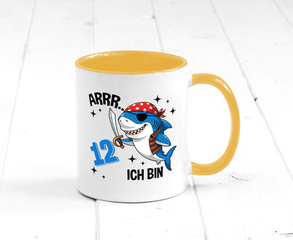 12. Geburtstag | 12 Jahre Arr Pirat Hai Piraten Geschenk Geschenkidee lustiger