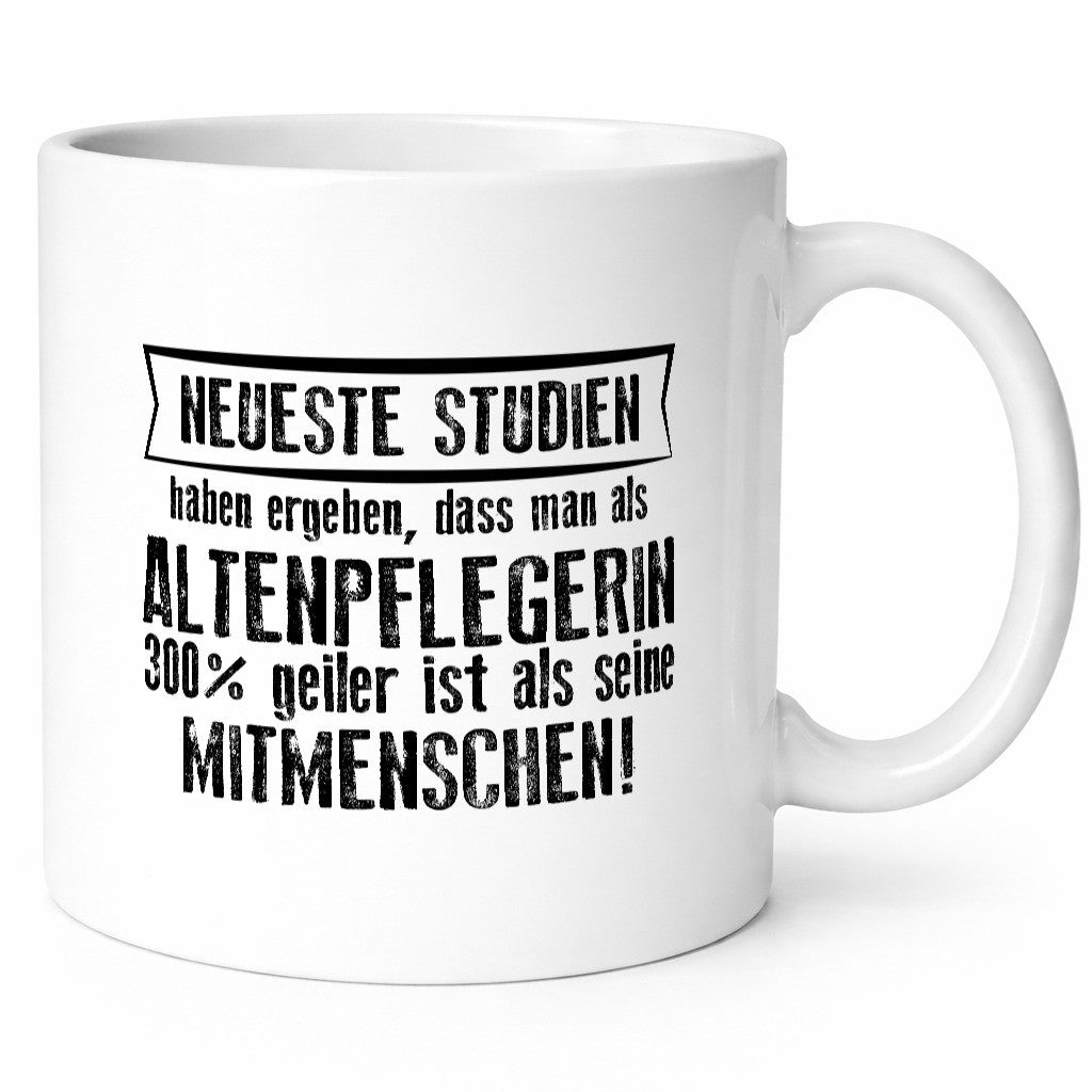 Neuste Studien: Altenpflegerin | Pflegepersonal Pflege Humor Geschenkidee Tasse