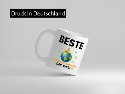 Welt Beste Mediengestalterin | Medien lustig Humor Geschenkidee Geschenk Tasse