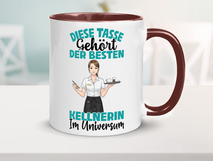 Im Universum: Kellnerin | Beruf kellnern Bedienung Geschenkidee Arbeit Kollegen