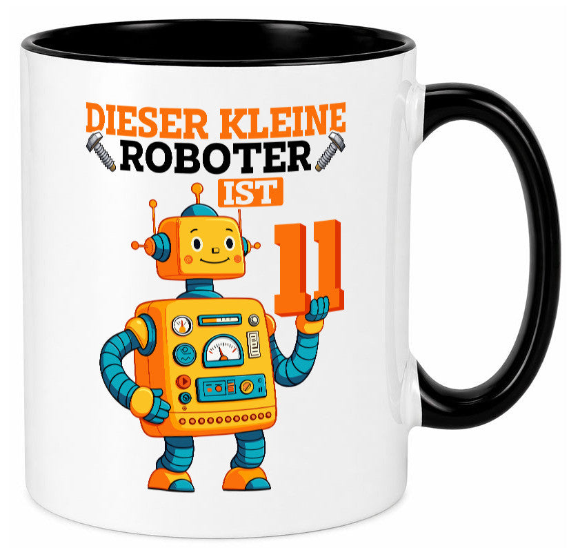 11. Geburtstag | 11 Jahre Roboter Junge Geschenk Geschenkidee lustiger Spruch Tasse