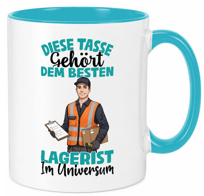 Im Universum: Lagerist | Lageristen Lager Arbeiter lustig Arbeit Kollegen Büro Tasse