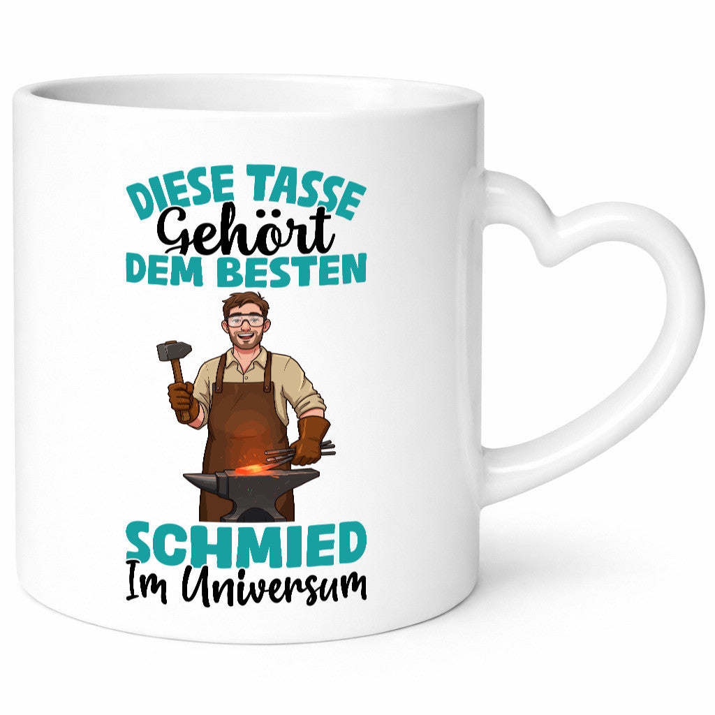 Im Universum: Schmied | schmieden lustig Humor Geschenkidee Geschenk Tasse