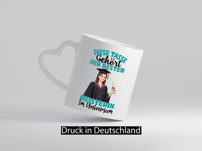 Im Universum: Meisterin | Meisterbrief Geschenk Humor Geschenkidee lustiger