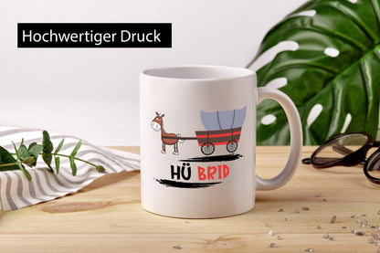 Hü Brid | Auto Autoliebhaber Pferdewagen lustiger Spruch Geschenk Humor