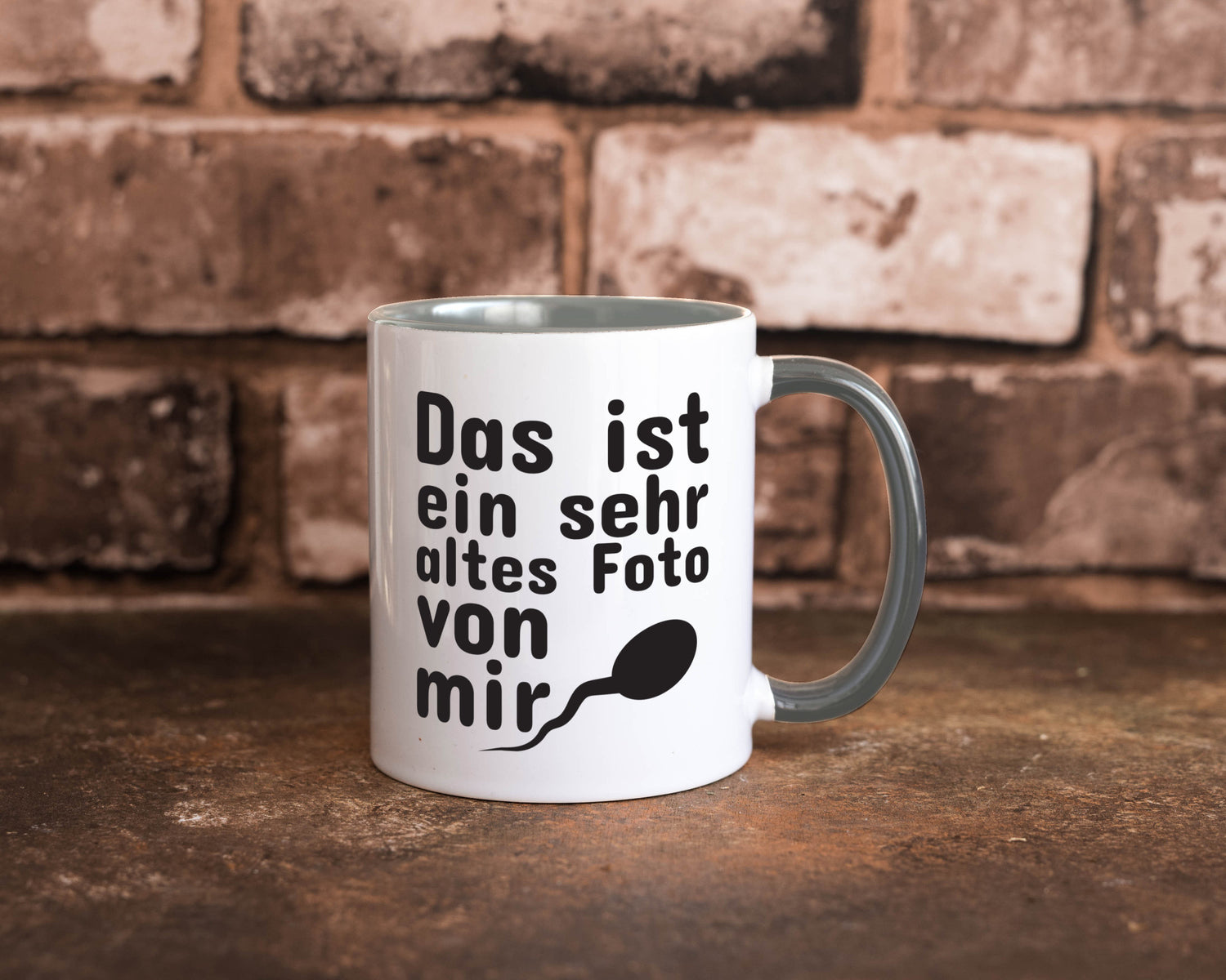 Sehr altes Foto von mir | lustige Tasse Männer Humor Geschenk Geschenkidee