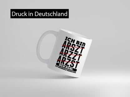 Ich bin Arzt | Rechtschreibung Klinik Patienten Doktor lustiger Spruch Geschenk