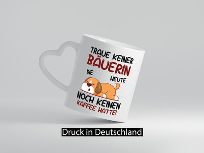 Traue keiner Bäuerin | Bauernhof Landwirtschaft lustig Humor Geschenkidee