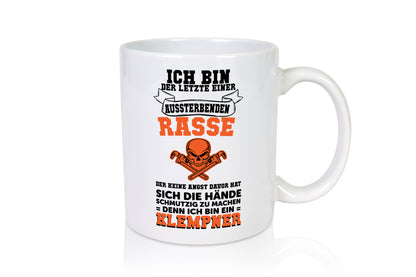 Aussterbende Rasse | klempner Ich mach das schon lustig Humor Geschenkidee