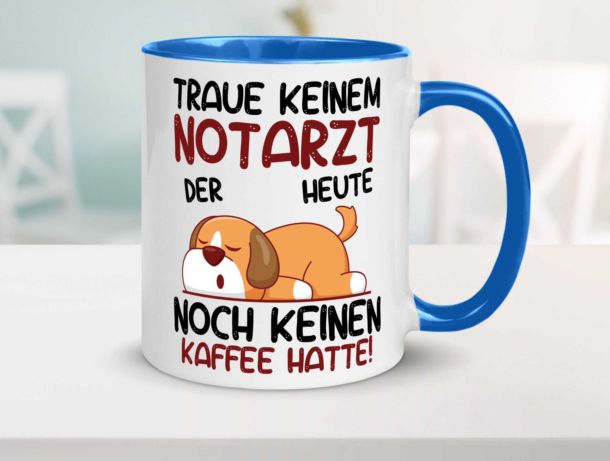 Traue keinem Notarzt | Arzt Geschenk Humor Geschenkidee lustiger Spruch Tasse