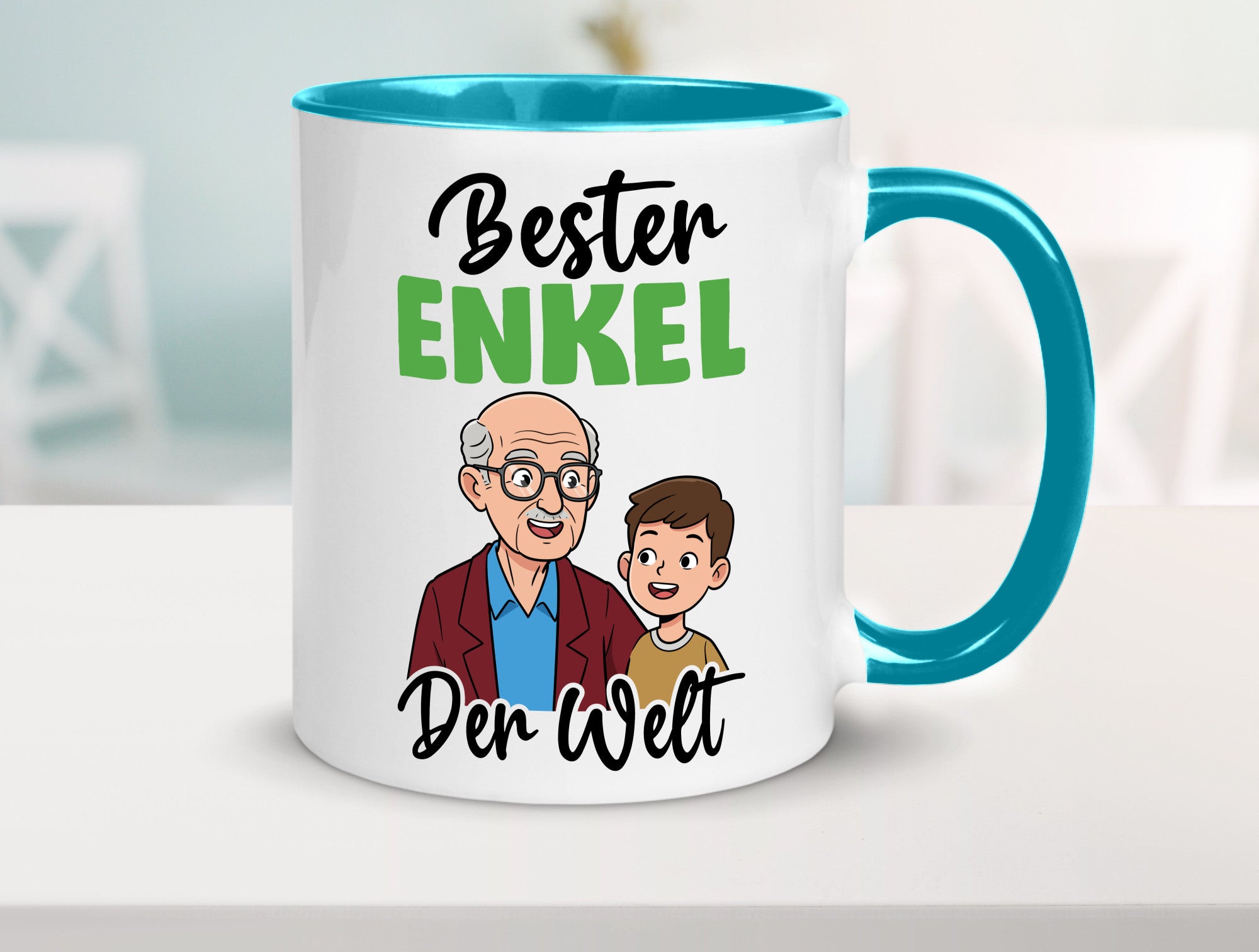 Bester Enkel | Großmutter Großvater Oma Opa lustiger Spruch Geschenk Familie