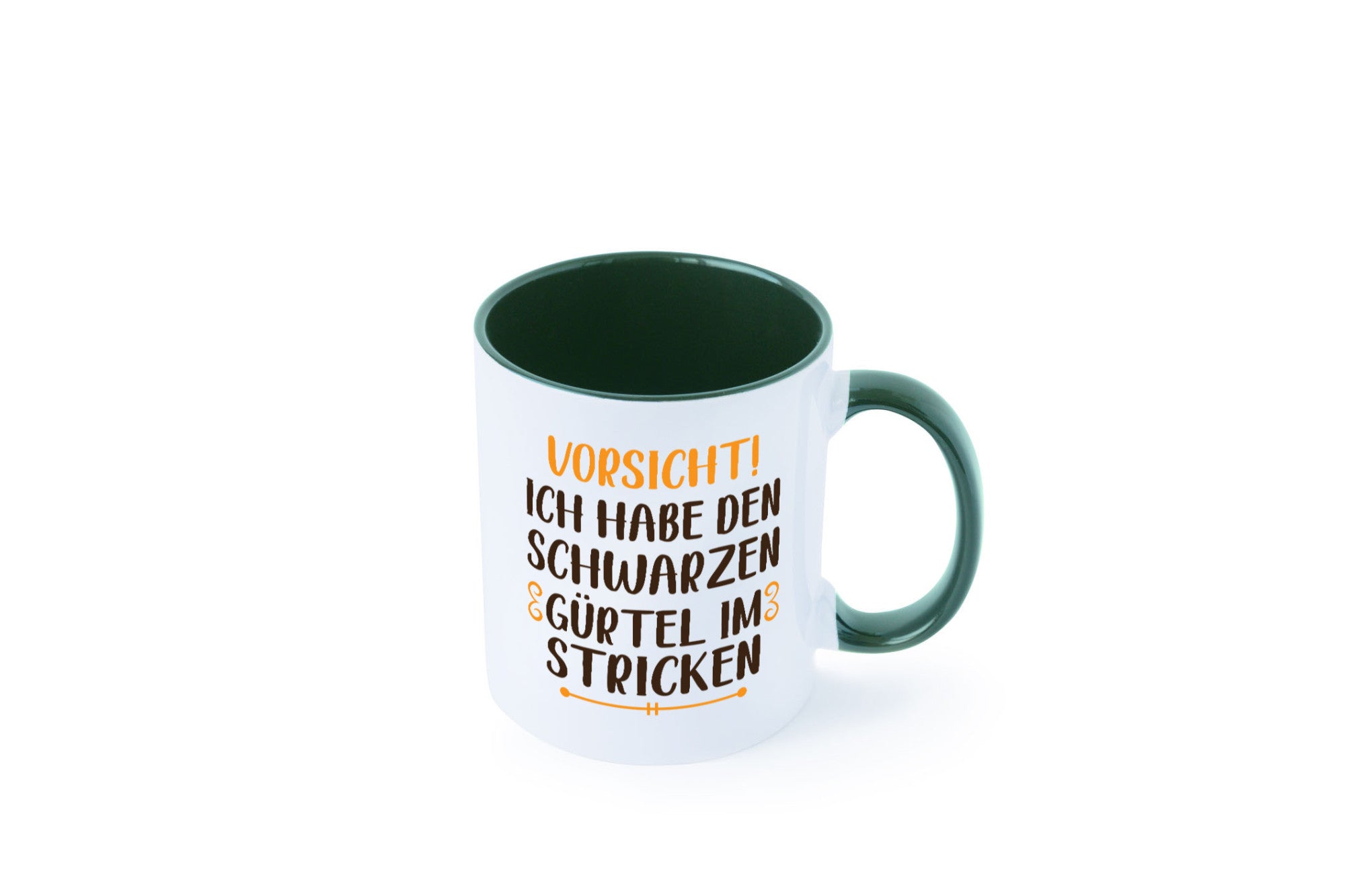 Schwarzen Gürtel im Stricken | Stricknadel lustiger Spruch Geschenk Humor