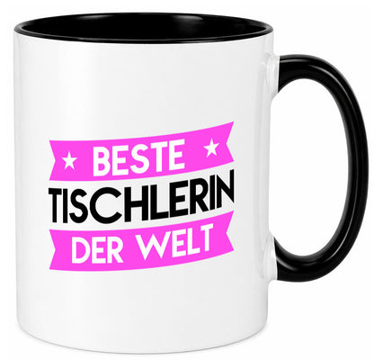 Beste Tischlerin | Tischlerei lustiger Spruch Geschenk Humor Geschenkidee Tasse