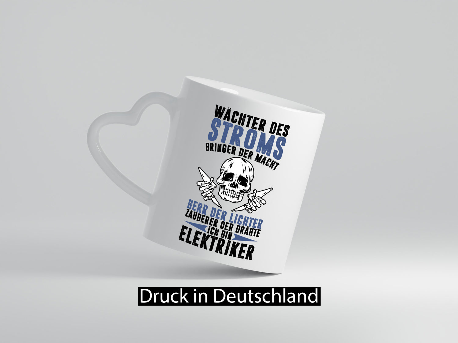 Ich bin Elektriker lustig Humor Geschenkidee Geschenk Tasse