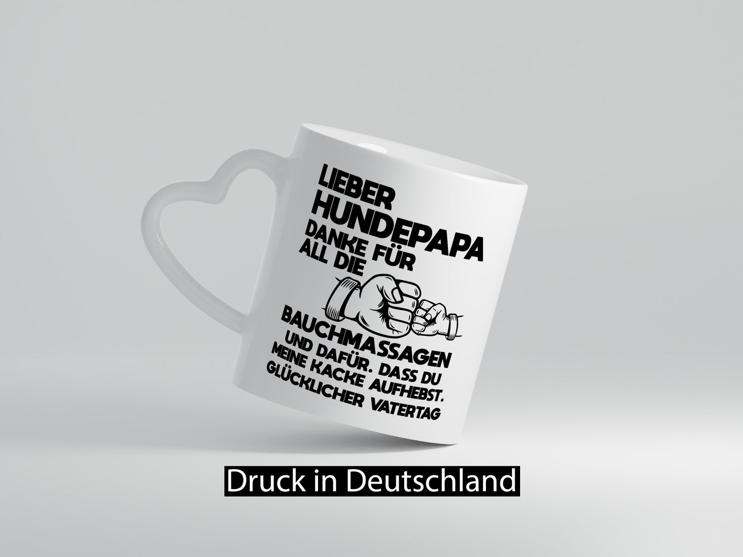 Hundepapa, danke Bauchmassagen, Kake aufheben | Vatertag Geschenkidee Familie