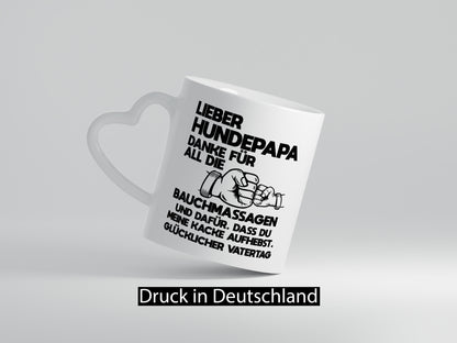 Hundepapa, danke Bauchmassagen, Kake aufheben | Vatertag Geschenkidee Familie
