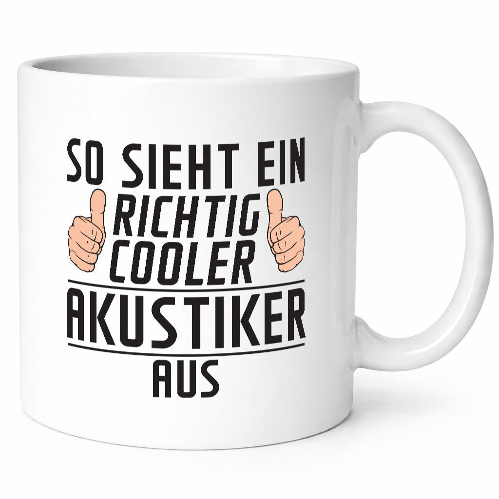 Richtig Cooler Akustiker | Akustik Hörgeräteakustik lustiger Spruch Geschenk