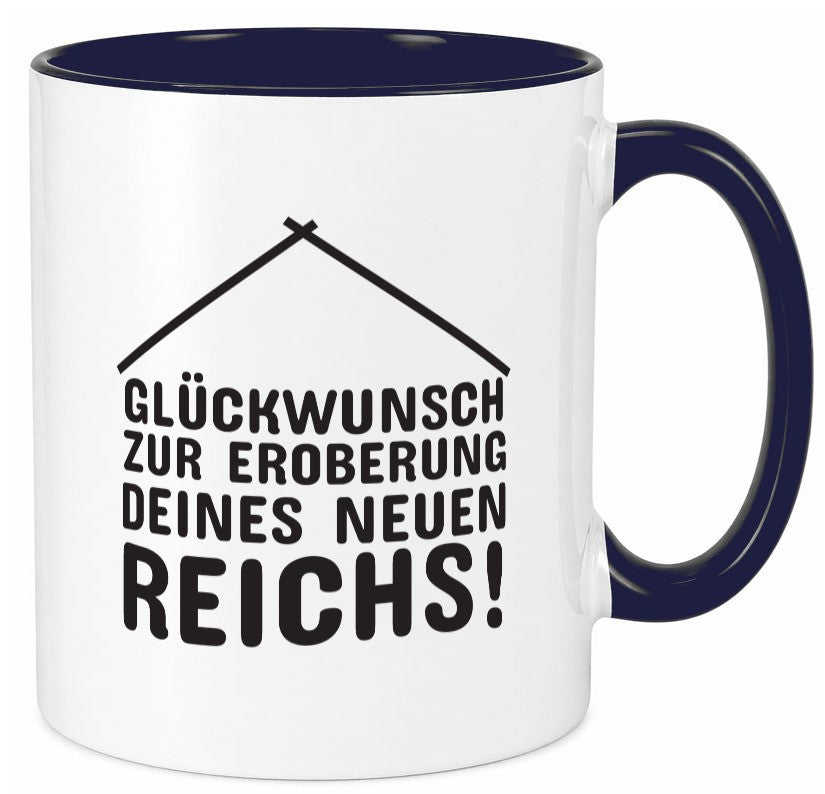 Neue Wohnung | Hausbesitzer Tasse Umzug Eigenheim Humor Geschenkidee