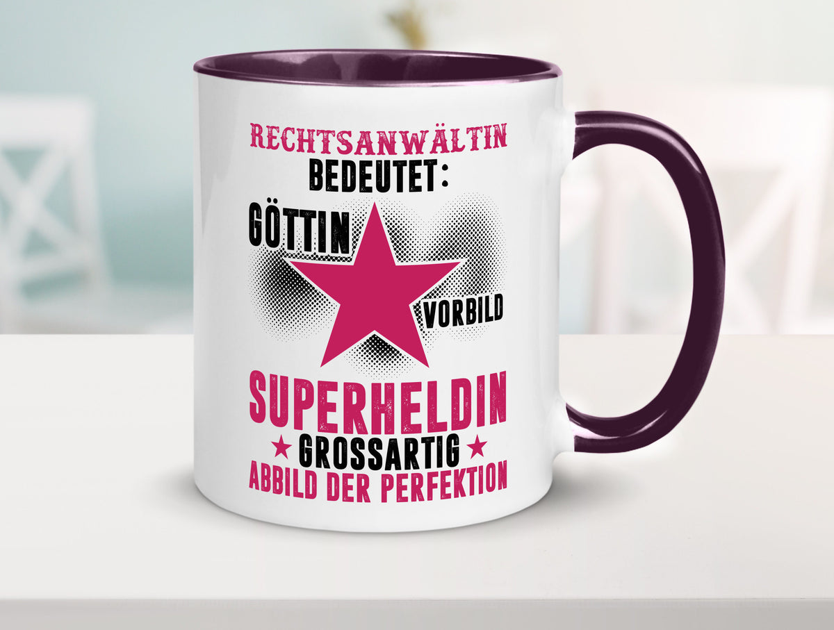 Bedeutung von Rechtsanwältin | Jurstin Anwältin Humor Geschenkidee Tasse