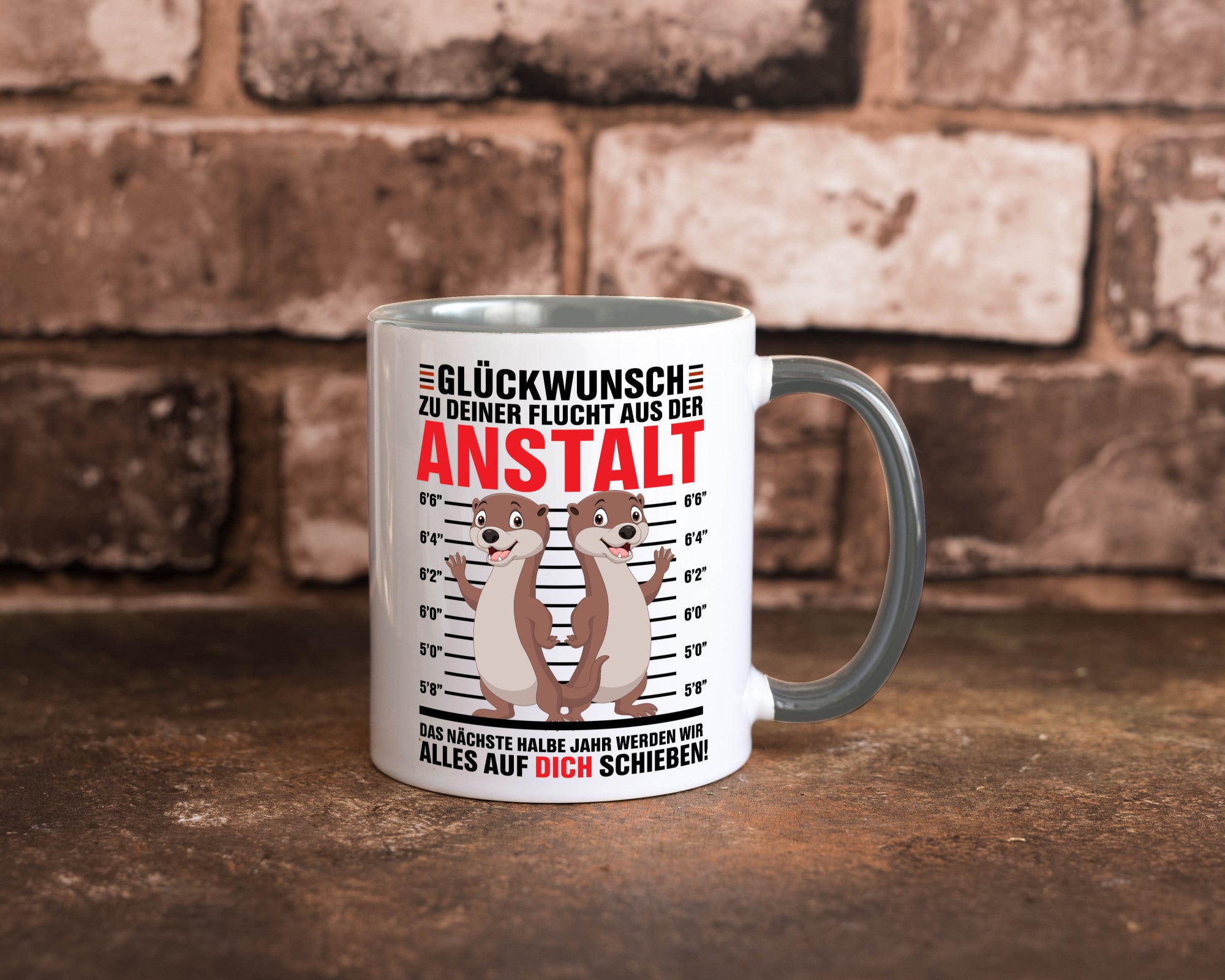 Glückwunch zur Flucht | Jobwechsel Arbeitskollegen Geschenk Arbeit Kollegen