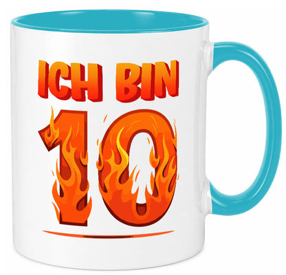 10. Geburtstag | 10 Jahre Drache lustiger Spruch Geschenk Geschenkidee Tasse