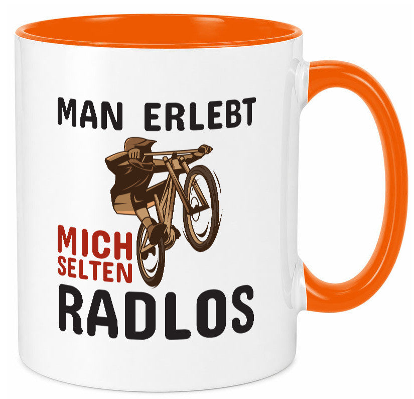 Selten Radlos | Spruchtasse Fahrrad Männer Humor lustiger Spruch Geschenk